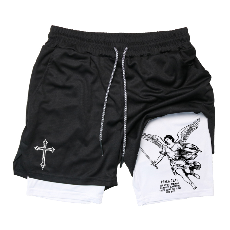 Running Gear Men - Erkekler İçin Angel Cross Grafikli 2'si