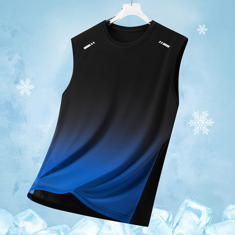 Running Gear Youth - Erkek Degrade Spor Yeleği Hafif Kolsuz