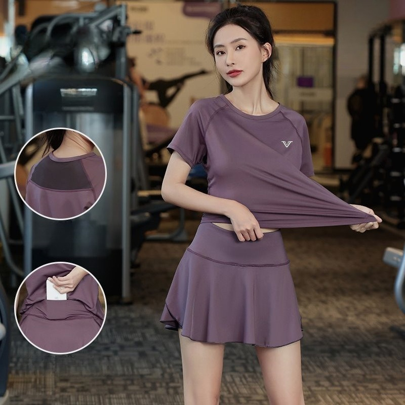Running Gear For Your Phone - Kadın Koşu Takımları Kısa Kollu Fileli