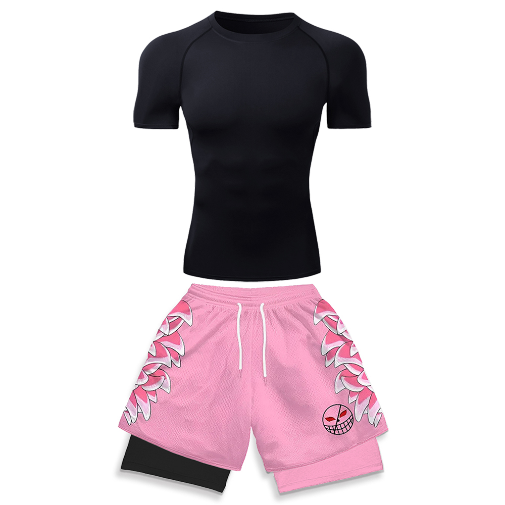 Running Gear Men - Erkekler için yüksek elastikiyetli egzersiz kıyafeti