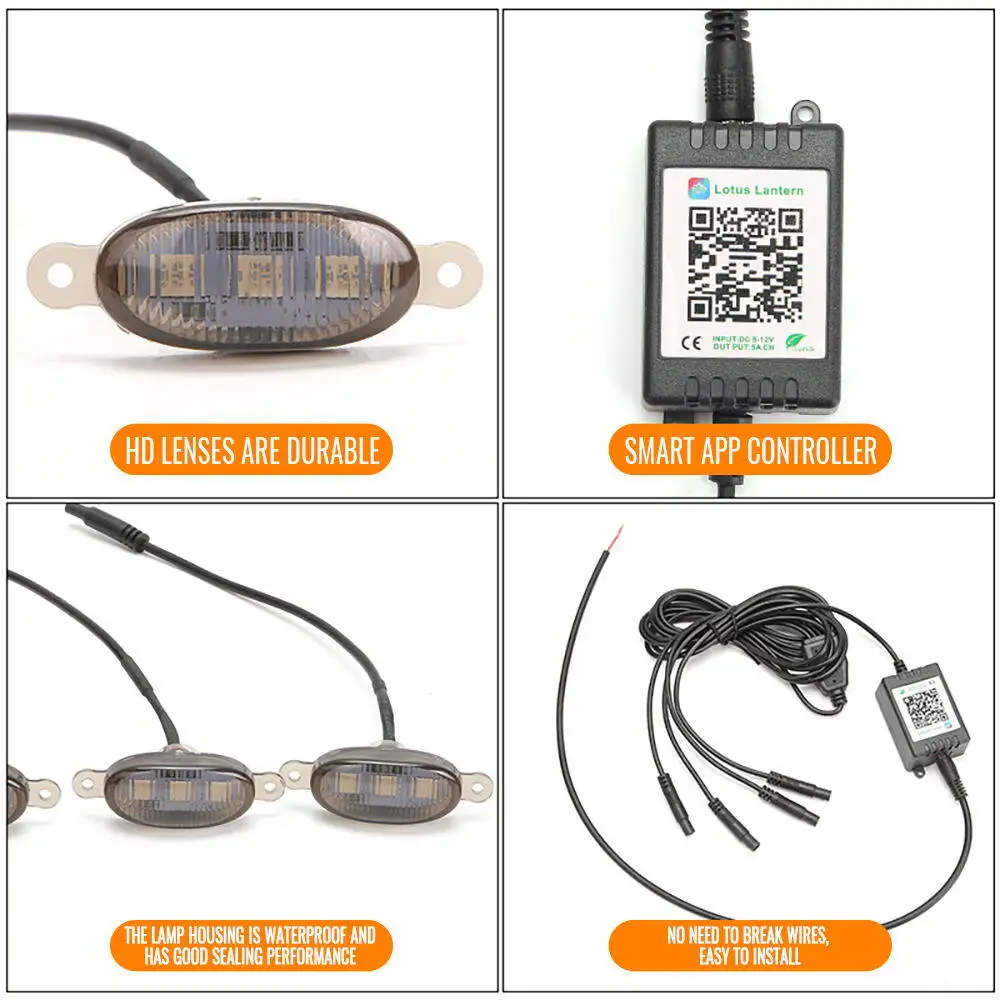 Led araba ön izgara aydınlatma - Running Gear Accessories incelemesi ve fiyatı